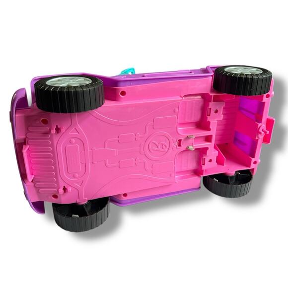 Barbie Doll Jeep 2019 Pink Purple Blue Two Door Vehicle Off Road Car Mattel - Picture 10 of 11